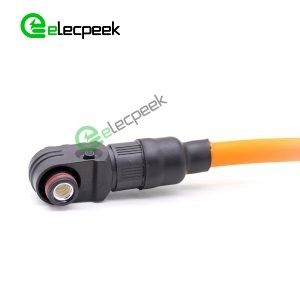 Battery Storage Connector Female Right Angle Plug 6mm 1 Pin 120A