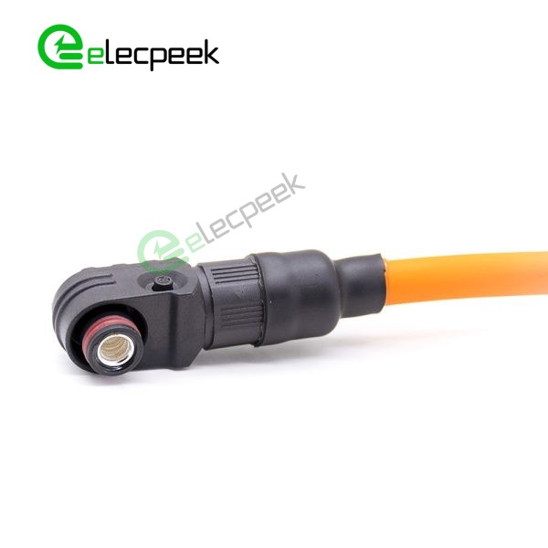 Battery Storage Connector Female Right Angle Plug 6mm 1 Pin 120A