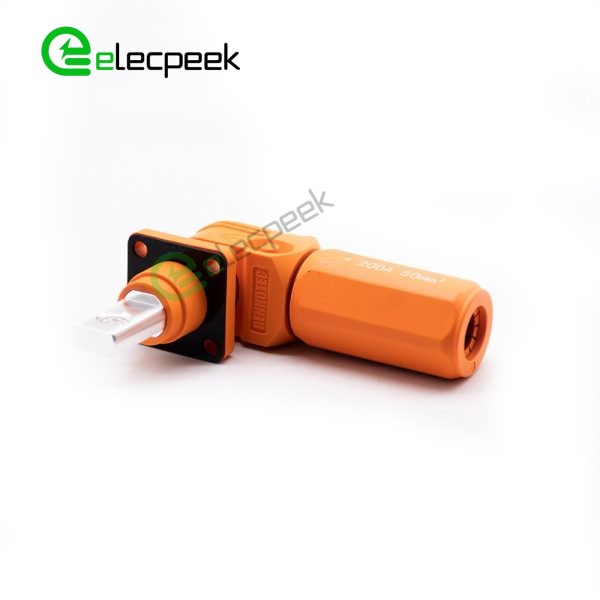 Battery Storage Connector Surlok Plug Male Right Angle 200A 8mm 50mm²