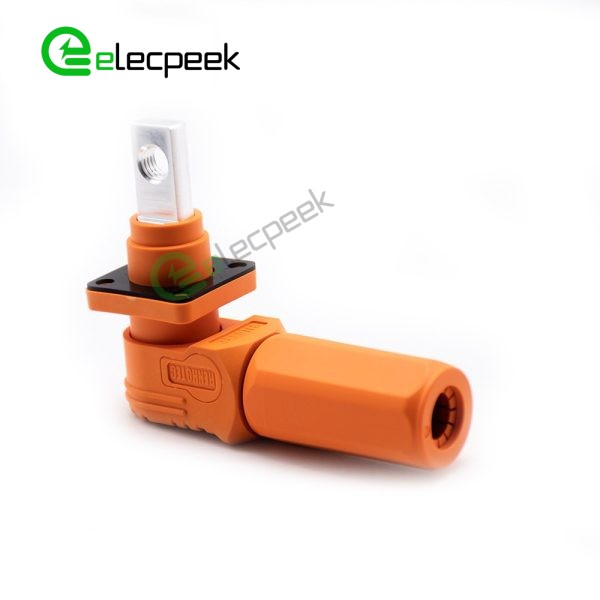Battery Storage Connector Surlok Plug Male Right Angle 200A 8mm 50mm²