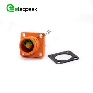 Energy Battery Storage Connector Surlok Socket Female Straight 6mm Bl IP67 Orange