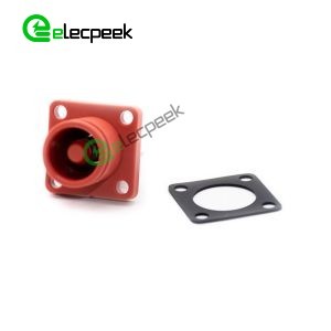 Energy Battery Storage Connector Surlok Socket Female Straight 6mm Bl IP67 Red