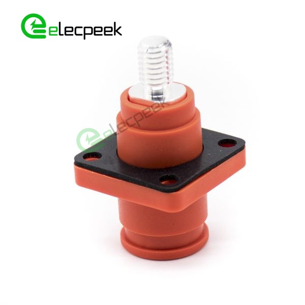 Energy Battery Storage Connector Surlok Socket Female Straight 6mm OS IP67 Orange