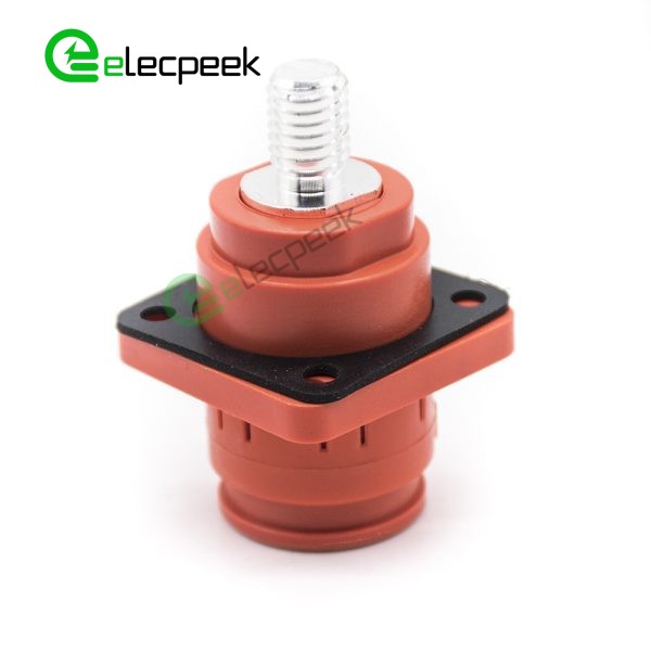 Energy Battery Storage Connector Surlok Socket Female Straight 6mm IS IP67 Orange