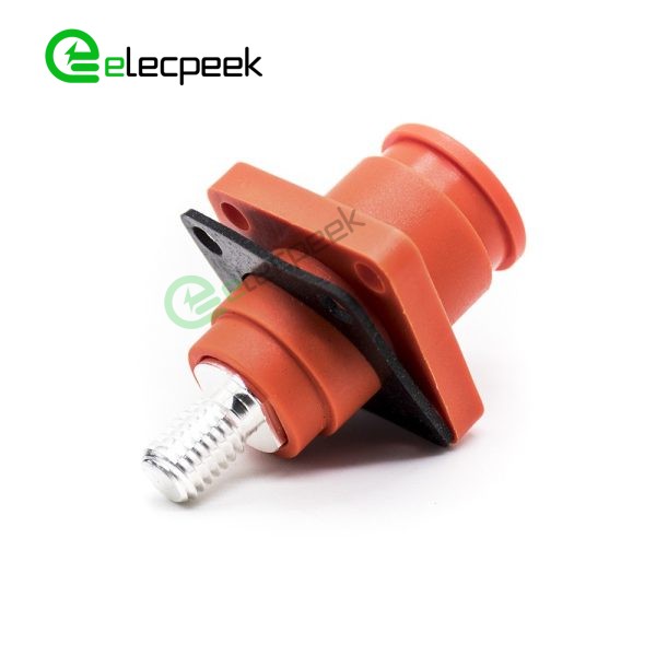 Energy Battery Storage Connector Surlok Socket Female Straight 6mm IS IP67 Orange