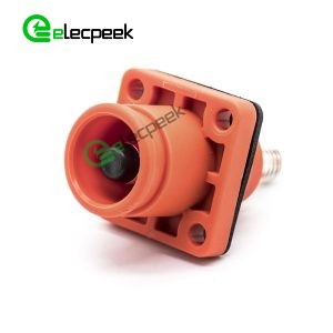 Energy Battery Storage Connector Surlok Socket Female Straight 6mm IS IP67 Orange