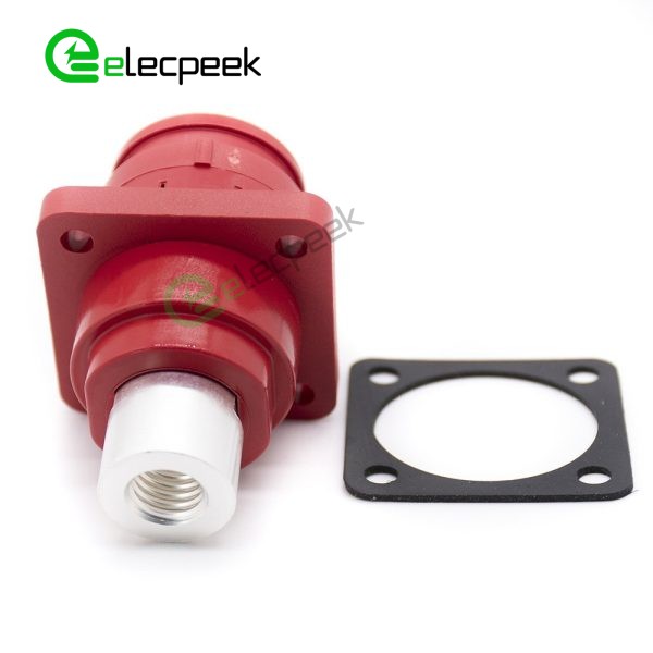 Energy Battery Storage Connector Surlok Socket Female Straight 6mm IS IP67 Red