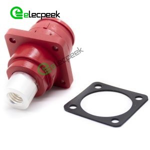 Energy Battery Storage Connector Surlok Socket Female Straight 6mm IS IP67 Red