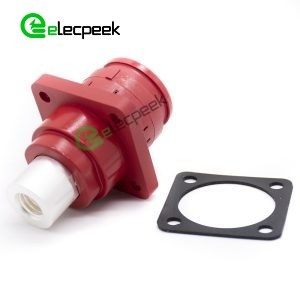 Energy Battery Storage Connector Surlok Socket Female Straight 8mm OS IP67 Orange