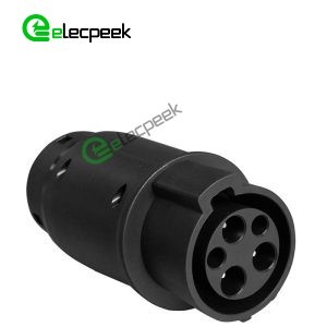 IEC 62196-3 Socket to SEA J1772 EV Charger Receptacle AC Charge 32A 250V Connector Adapter