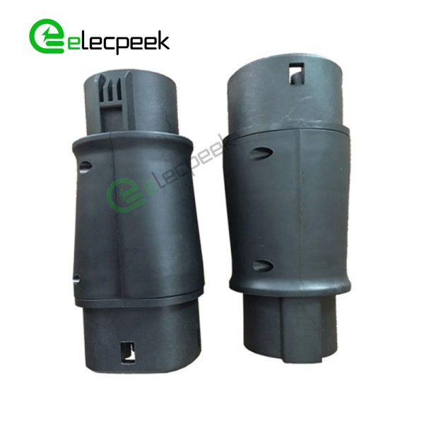 IEC 62196-3 Socket to SEA J1772 EV Charger Receptacle AC Charge 32A 250V Connector Adapter