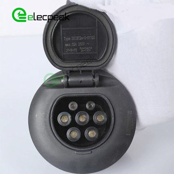 GB/T AC 16A EV Charging Connector Standard Socket 250V Single-phase for Electric Car Charging Pile