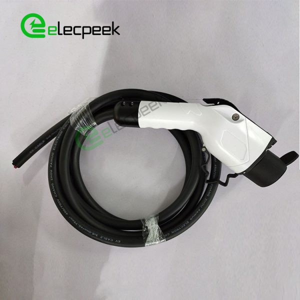GB Standards AC Charging Connector Plug 32A 415V Single Phase EV Charger with 5 Meters Cable