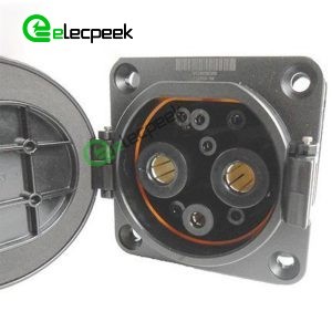 GBT DC 200A 750V EV Quick Charger Connector Socket Single-phase EV Electric Car for Vehicle End