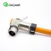 HVIL High Voltage Safety Lock Cable 12mm Metal Right Angle 400A