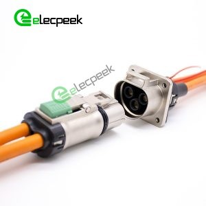 HVSL High Voltage Safety Lock Cable 3.6mm 3 Pin 35A