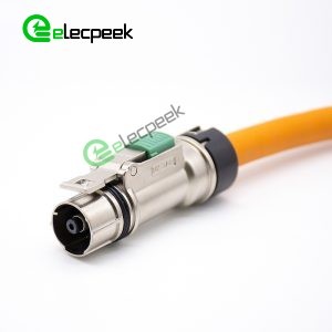 High Voltage Interlock Connector Cable 1 Pin 25mm² Line Length 0.5M