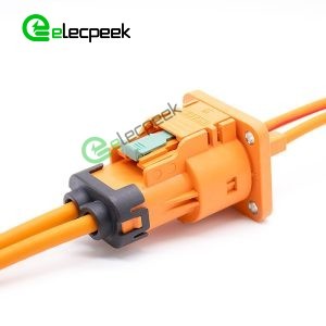 HVIL High Voltage Interlock Cable 2 Pin Orange 23A