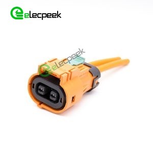 HVIL Connector 2 Pin Plug 23A 2.8mm Straight Plastic IP67 Cable 4mm²
