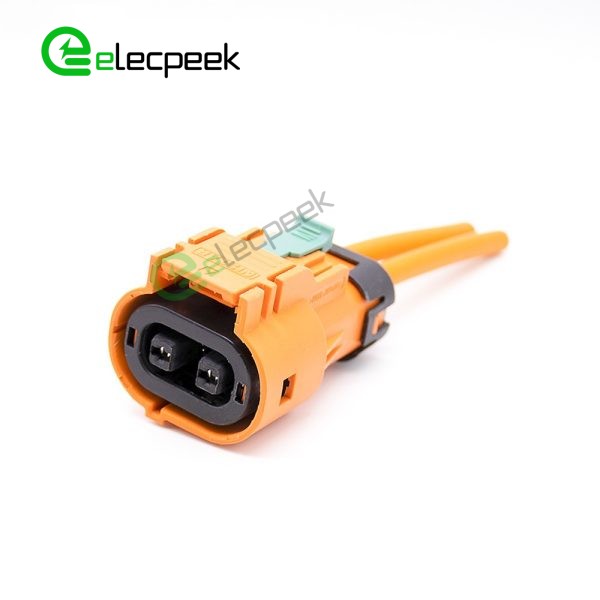 HVIL Connector 2 Pin Plug 23A 2.8mm Straight Plastic IP67 Cable 4mm²