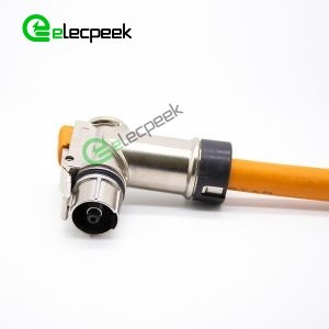 High Voltage Interlock Connector 1pin 6mm 125A Right Angled Plug