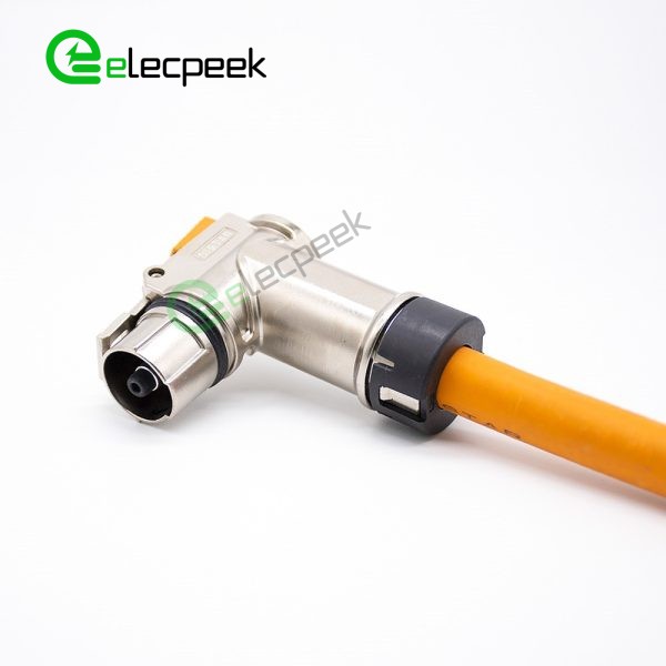High Voltage Interlock Connector 1pin 6mm 125A Right Angled Plug
