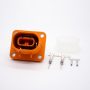 HVIL Connector 2 pin 2.8mm 16A 180° Receptacle Plastic