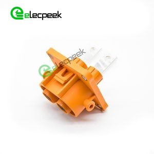 HVIL High Voltage Interlock Connector 2Pin 8mm 200A Socket Plastic W/busbar M8 Thread Hole