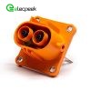 HVIL High Voltage Interlock Connector 2Pin 8mm 200A Socket Plastic W/busbar M8 Thread Hole