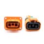 HVIL Connector 3 pin 2.8mm 23A 180° Plug Plastic