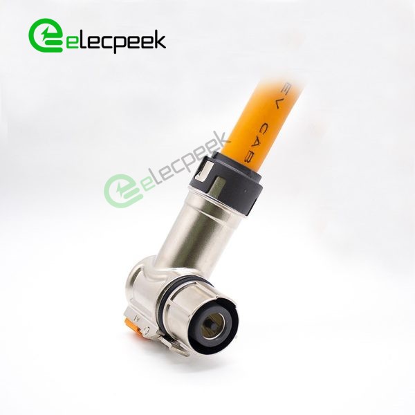 High Voltage Interlock Connector 1pin 12mm 350A Right Angled Plug