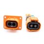 HVIL Connector 2 pin 3.6mm 50A 180° Receptacle Plastic shell