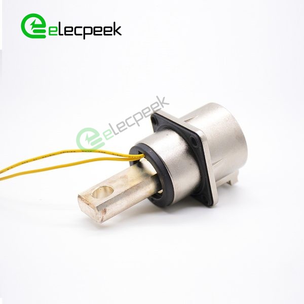 High Voltage Interlock Connector 1pin 14mm 500A W/busbar M10 thread hole
