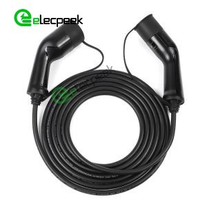 IEC 62196 Type 2 AC Charging Plug 32A 415V Three Phase EV Charger Mode 3 with 5 Meters Cable