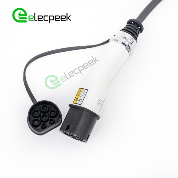 IEC 62196-2 Type 2 Plug AC Charge Port 16A 250V Connector Single-phase EV Car for Charging Pile