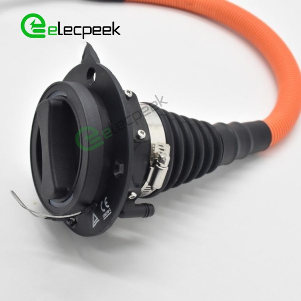 IEC 62196-2 Type 2 Socket AC Charge Port 32A 415V Connector Three-phase EV Car for Vehicle End