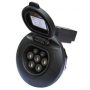 IEC 62196-2 Type 2 Socket AC Charge Port 32A 415V Socket Three-phase EV Car for Charging Pile