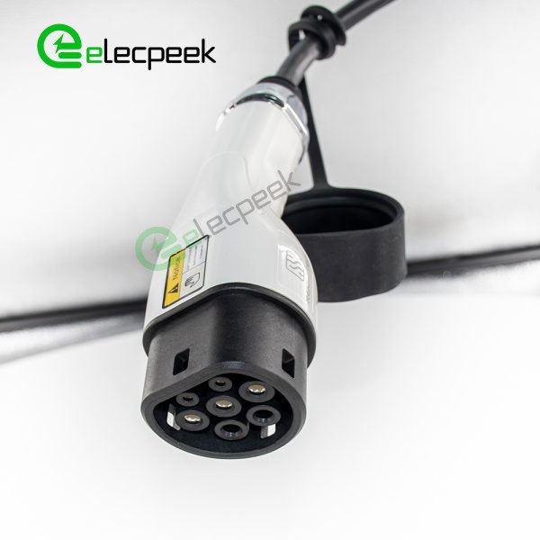 IEC 62196-2 Type 2 Plug AC Charge Port 63A 415V Connector Three-phase EV Car for Vehicle End