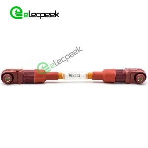 Battery Storage Connector Cable Female Right Angle Plug 8mm 1 Pin 200A