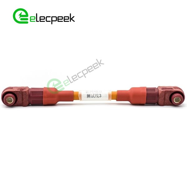 Battery Storage Connector Cable Female Right Angle Plug 8mm 1 Pin 200A