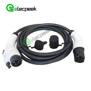 SAE J1772 AC Charging Plug 16A 250V Single Phase EV Charger Car for Mode 3 Charging pile to Vehicle End