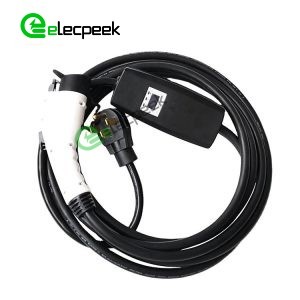 SAE J1772 AC Charging Connector 16A 110V EV Plug Single Phase EV Electric Car for Vehicle End