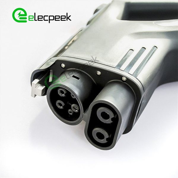 CCS COMBO1 150A 600V Charging Plug Connector Single Phase EV Quick Charger with 5 Meters Cable