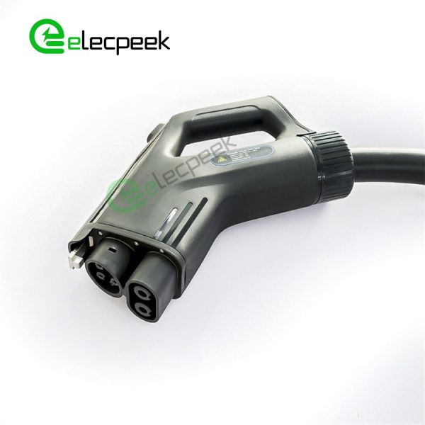CCS COMBO1 150A 600V Charging Plug Connector Single Phase EV Quick Charger with 5 Meters Cable