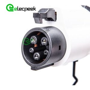 SAE J1772 Plug AC Charging Connector EV Charger 16A 240V Single-phase EV Car for Vehicle End