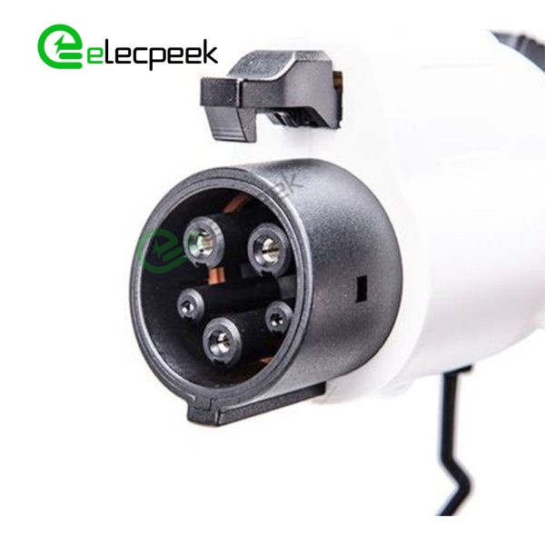 SAE J1772 Plug AC Charging Connector EV Charger 16A 240V Single-phase EV Car for Vehicle End