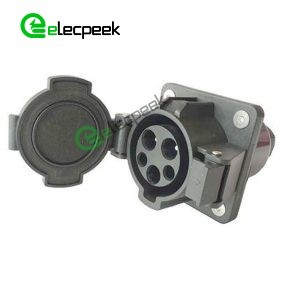 SAE J1772 Socket AC Charging Connector EV Charger 16A 240V Single-phase EV Car for Vehicle End