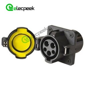 SAE J1772 Socket AC Charging Connector EV Charger 16A 240V Single-phase EV Car for Vehicle End