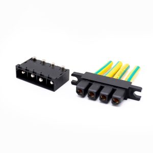 3000V Power Drawer Connector High Current Heavy Load 4 Pin 45A