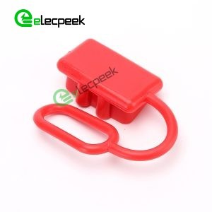 Red Rubber External Protective Dustproof Cover For 2 way 50A Power Connector